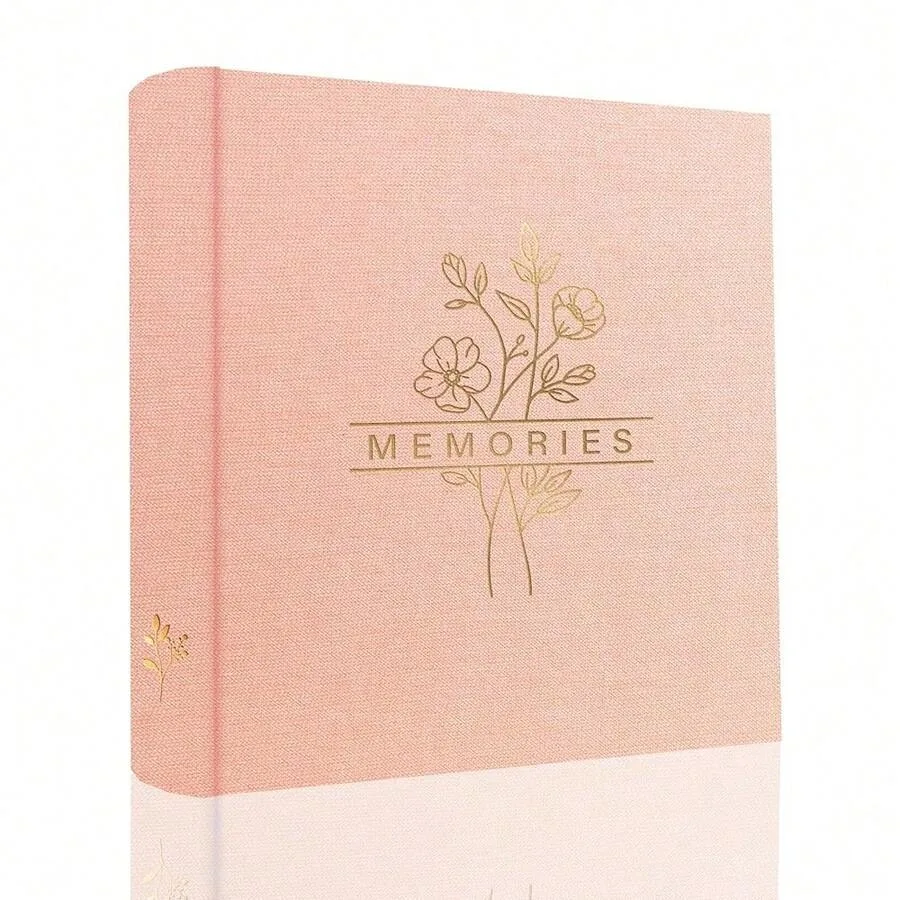 

Holoary Photo Album 4x6 200 Photos With Writing Area, 200 Pockets Picture Album, Linen Fabric Cover Big Picture Book For Photos