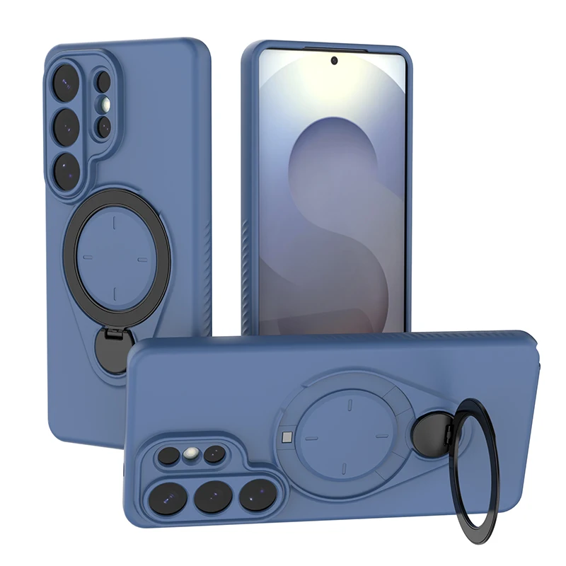 360 °   Rotierende Magnetische Handyhülle für Samsung Galaxy S26 Plus S25 S24 S23 Ultra A57 A37 mit Kabelloser Ladefunktion und Schutzabdeckung