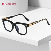 KANSEPT-gafas de lectura para hombre, lentes ópticas con receta médica, gafas de sol para mujer, montura de gafas para mujer