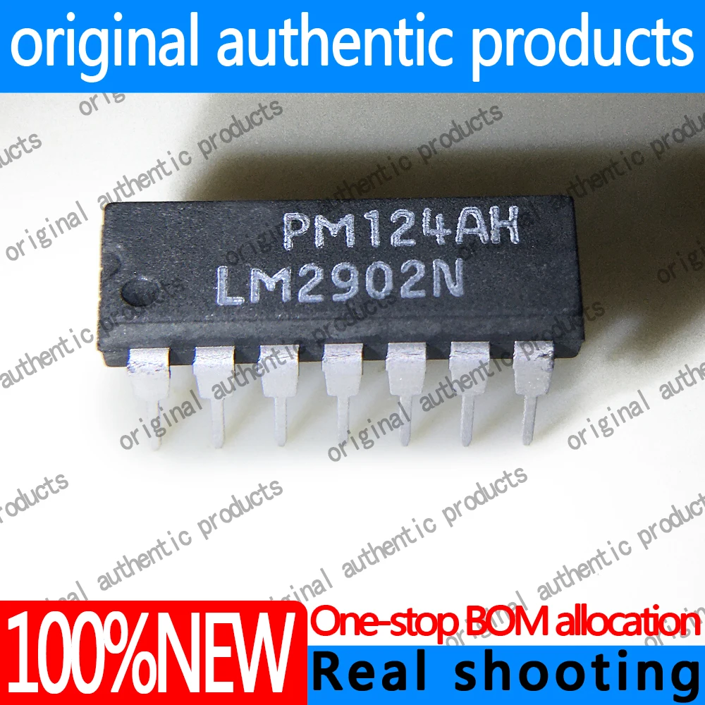 1/5/20/50PCS(New) LM2902N LM2902 DIP14 In-line operational amplifier chip