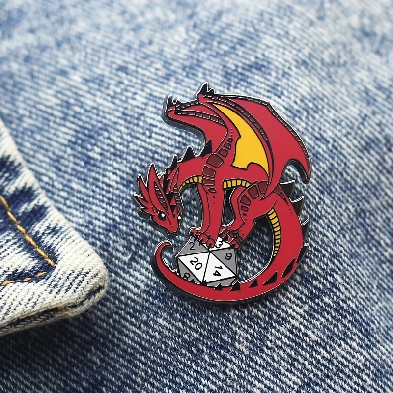 Red Dragon On D20 E…
