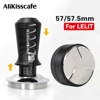 57mm 57.5mm Coffee Tamper Distributor Leveler Tool For Lelit Anna Anita Portafilter Barista Espresso Accessories Barista Tools