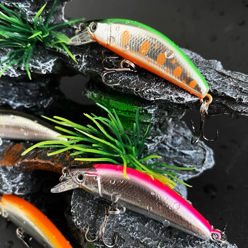 5g 50mm Sinking Minnow Fishing Lures Twitch Wobblers Artificial Hard Baits for Peche Trout Plastic Swimbait Jerkbait Equipment