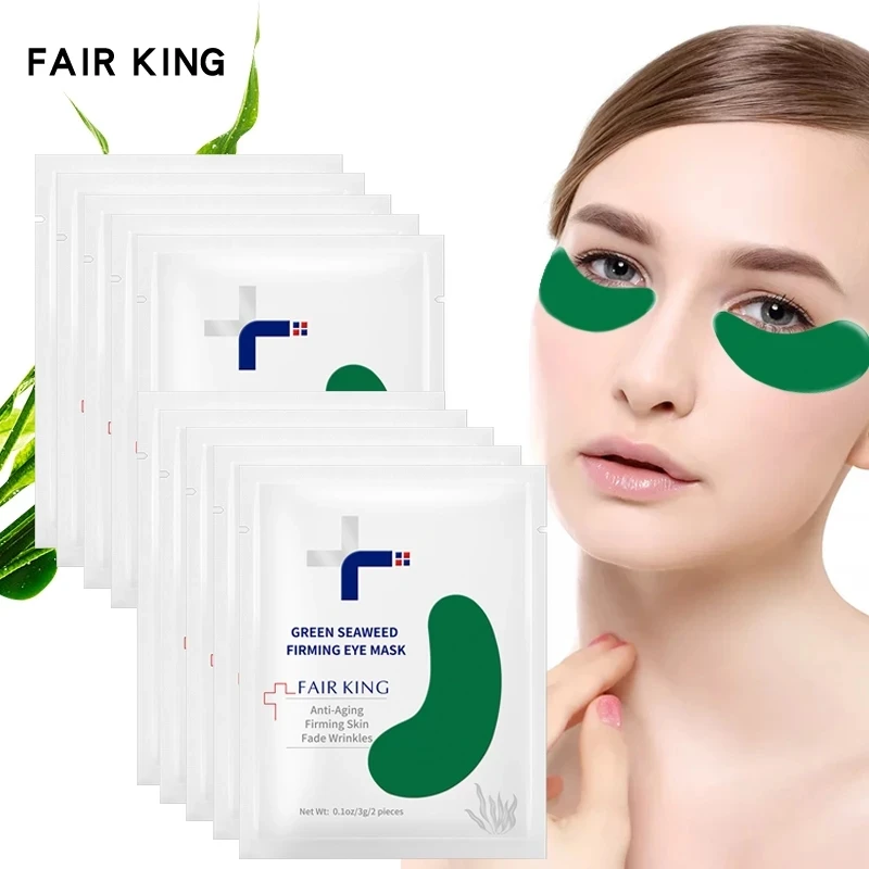 5pair/lot Green Seaweed Firming Eye Mask Eye Patches For The Eyes Crystal Green Masks Anti Dark Circle Eyelid Patch New Hotest