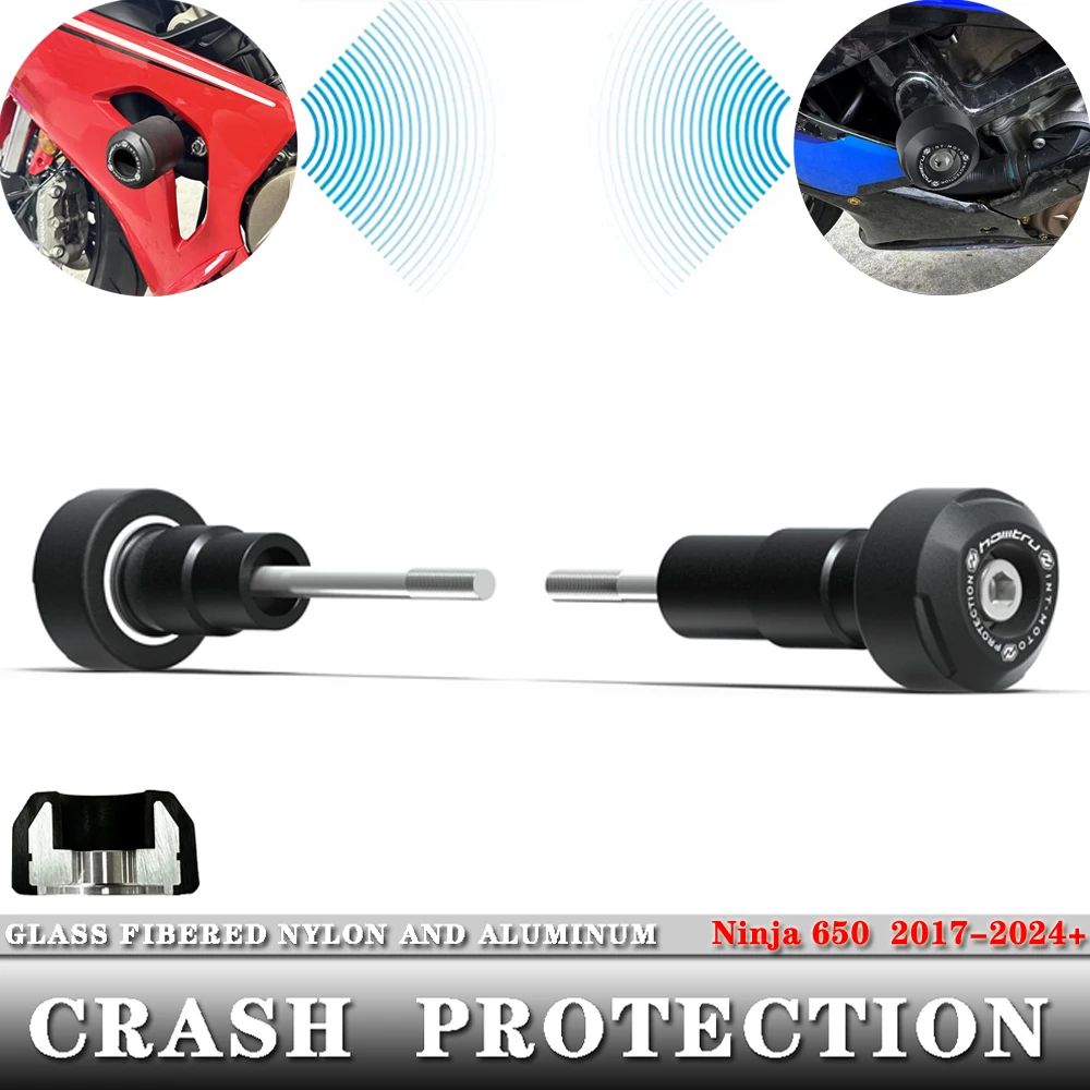 

Для Kawasaki Ninja 650/ Urban/ Tourer/Performance 2017 2018 2019 2020 2021 2022 2023 2024 мотоциклетные защитные бобины