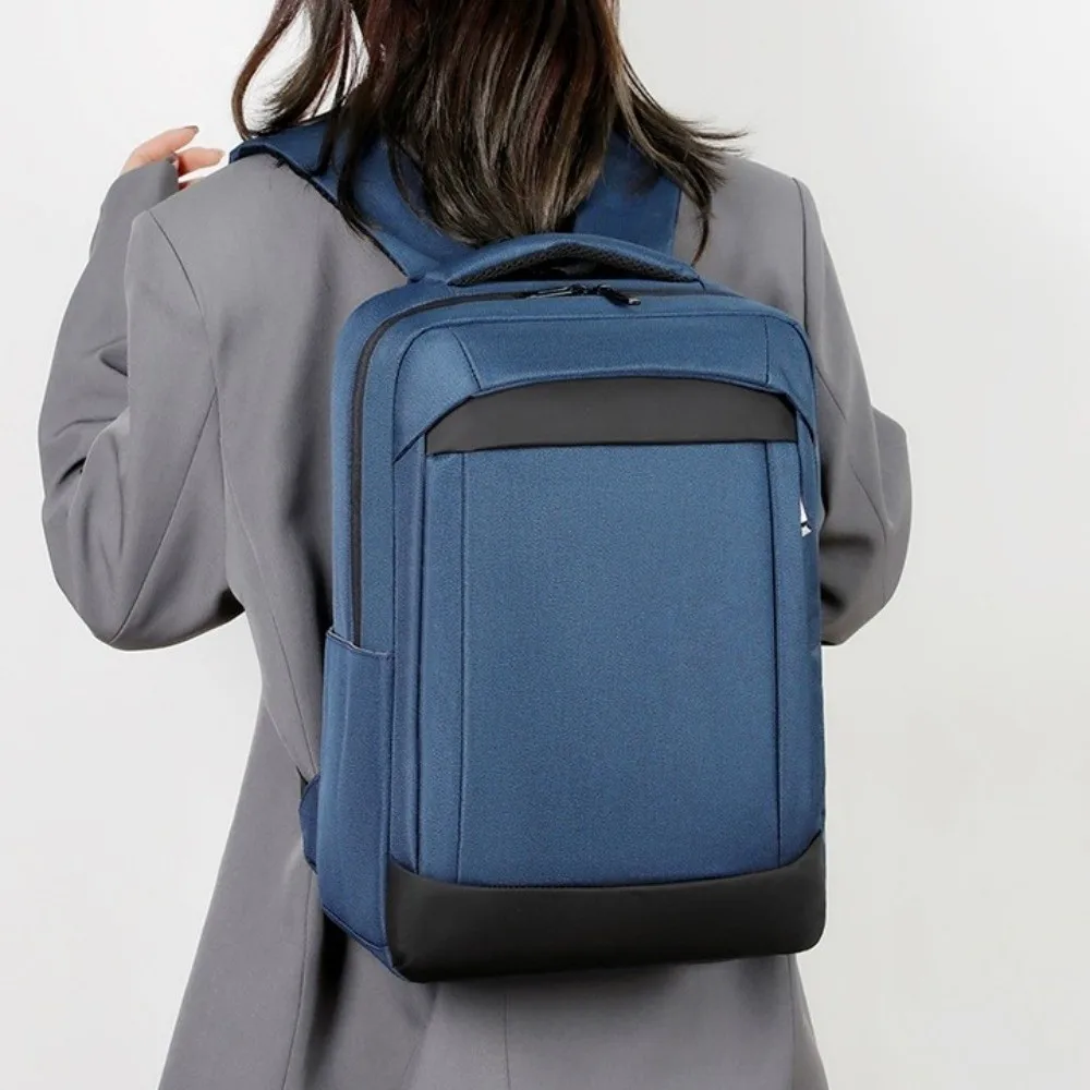 Large Capacity Oxford Coth Backpack Waterproof with USB Charging Port Student School Bag Streetwear Leisure Travel Knapsack