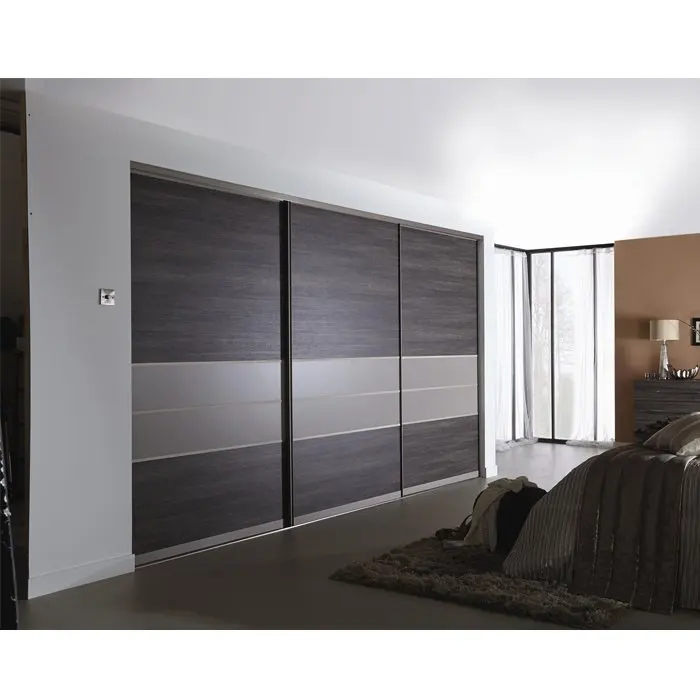 High-Quality Sliding Door Bedroom Wardrobes Morden Design Metal Modular Wardrobe Closet