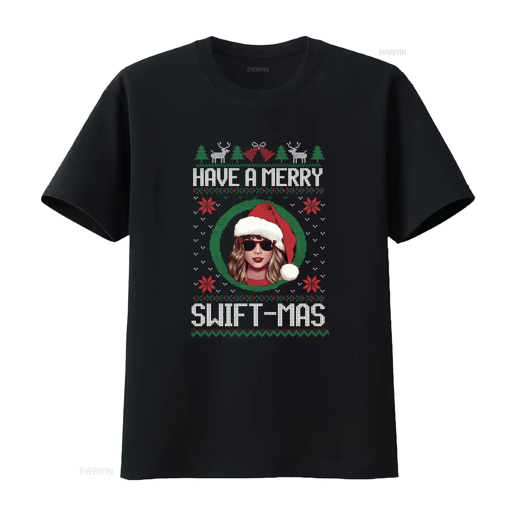 NWT Have a Marry Swift Mas Christmas T Shirt vintage Washed Soft graphic fashion Stretched Casual Slightly