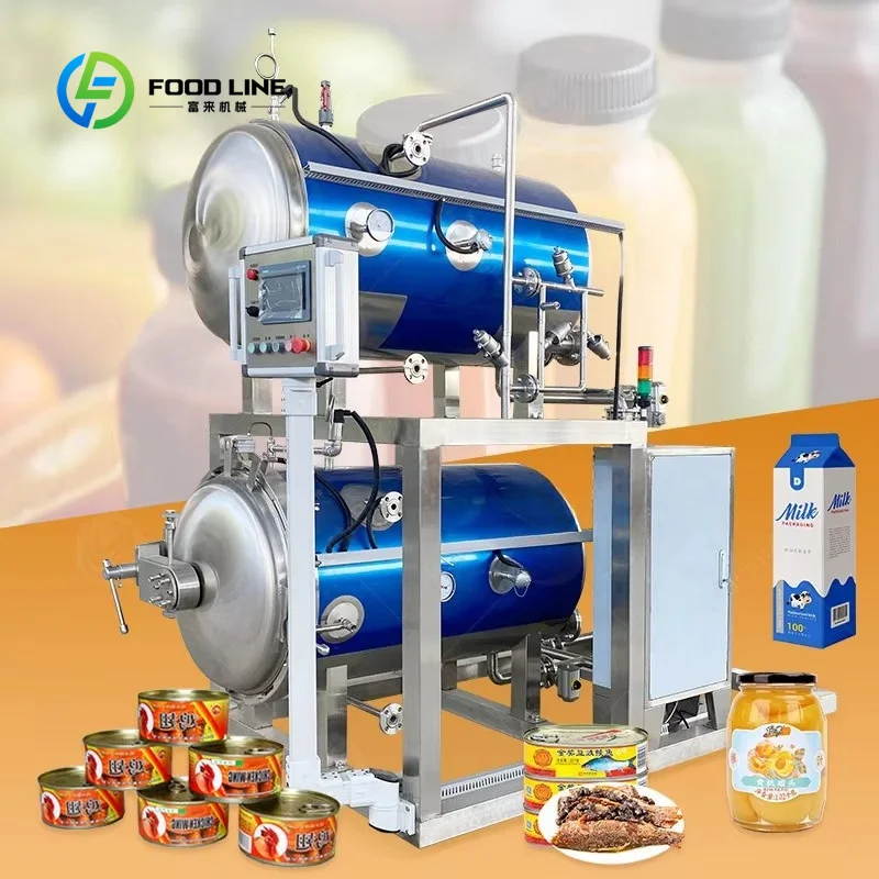 FL Customized Wholesale Electric Steam Sterilization Pot, Commercial Pressure Canner Mini Retort Machine for Juice & Drinks