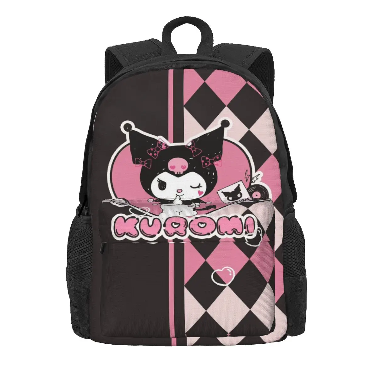 

Kuromi Kawaii женский рюкзак Mochila Trend студенческая школьная сумка рюкзак для ноутбука подростковый водонепроницаемый дорожный рюкзак