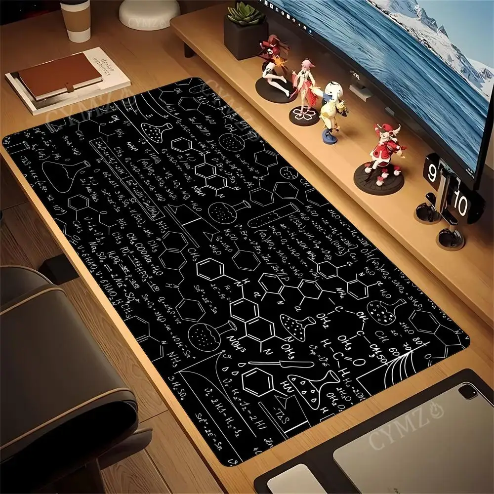 

Chemical equation Mouse Pad Desk Mat with Stitched Edge Rubber anti-slip base pc accessories Gaming mat keyboard mouse pads rug