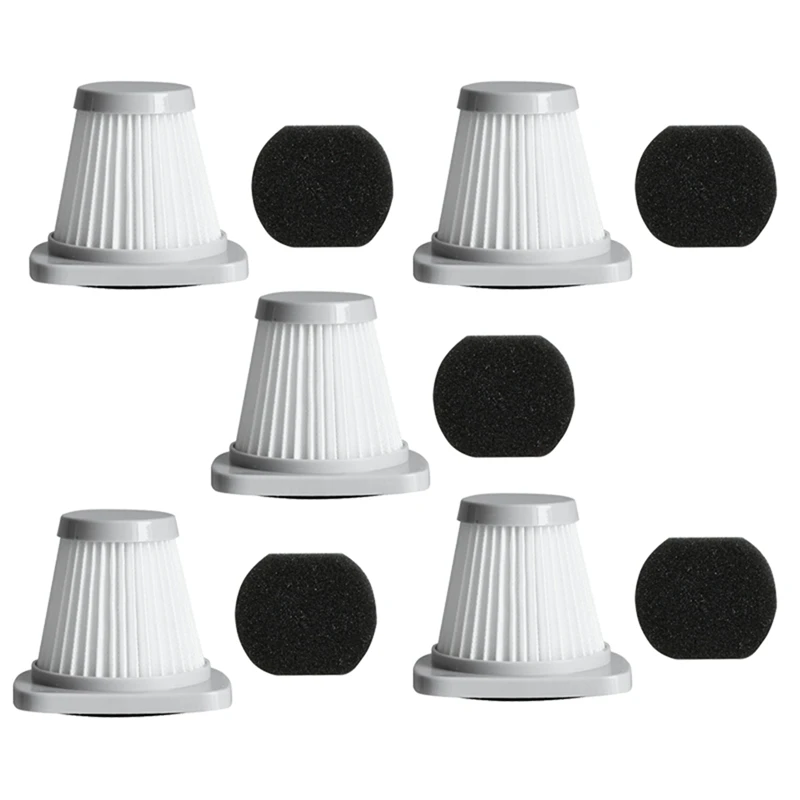 

25Pcs/5Set For Midea Handheld Vacuum Cleaner SC861 SC861A Accessories Haipa Filter HEPA Filter