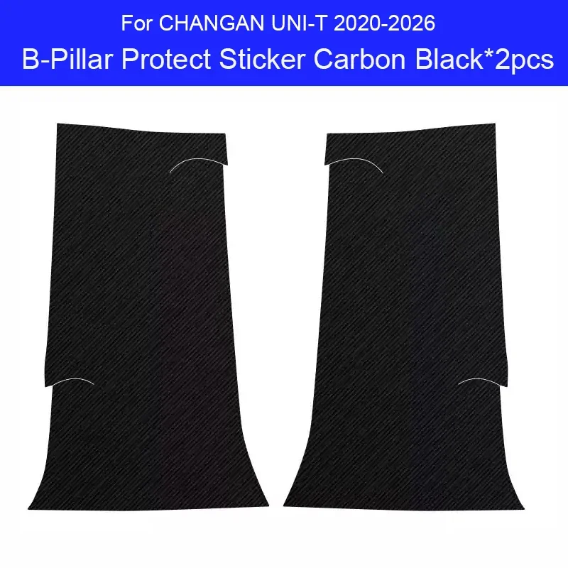 

For CHANGAN UNI-T 2020-2026 Car B-Pillar Door Anti-Kicks Protect Pad PU Leather Trunk Anti-Dirty Scratch Resistant Accessory