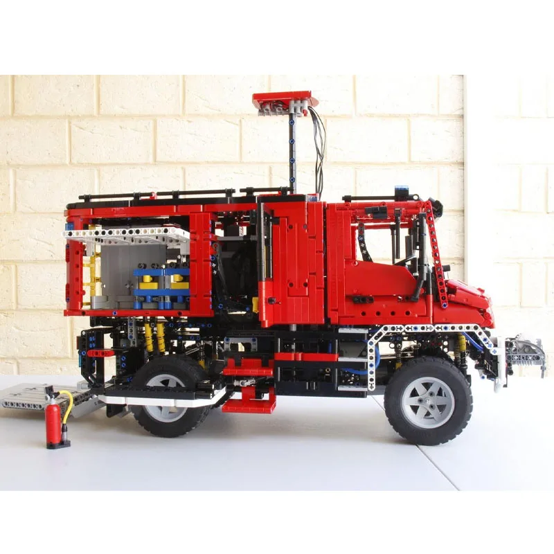 

MOC-97560 High-rise Fire Sprinkler U 218 Fire Truck Building Blocks Model • 5200 PartsMOC Creative Boys Kids Birthday Toy Gift