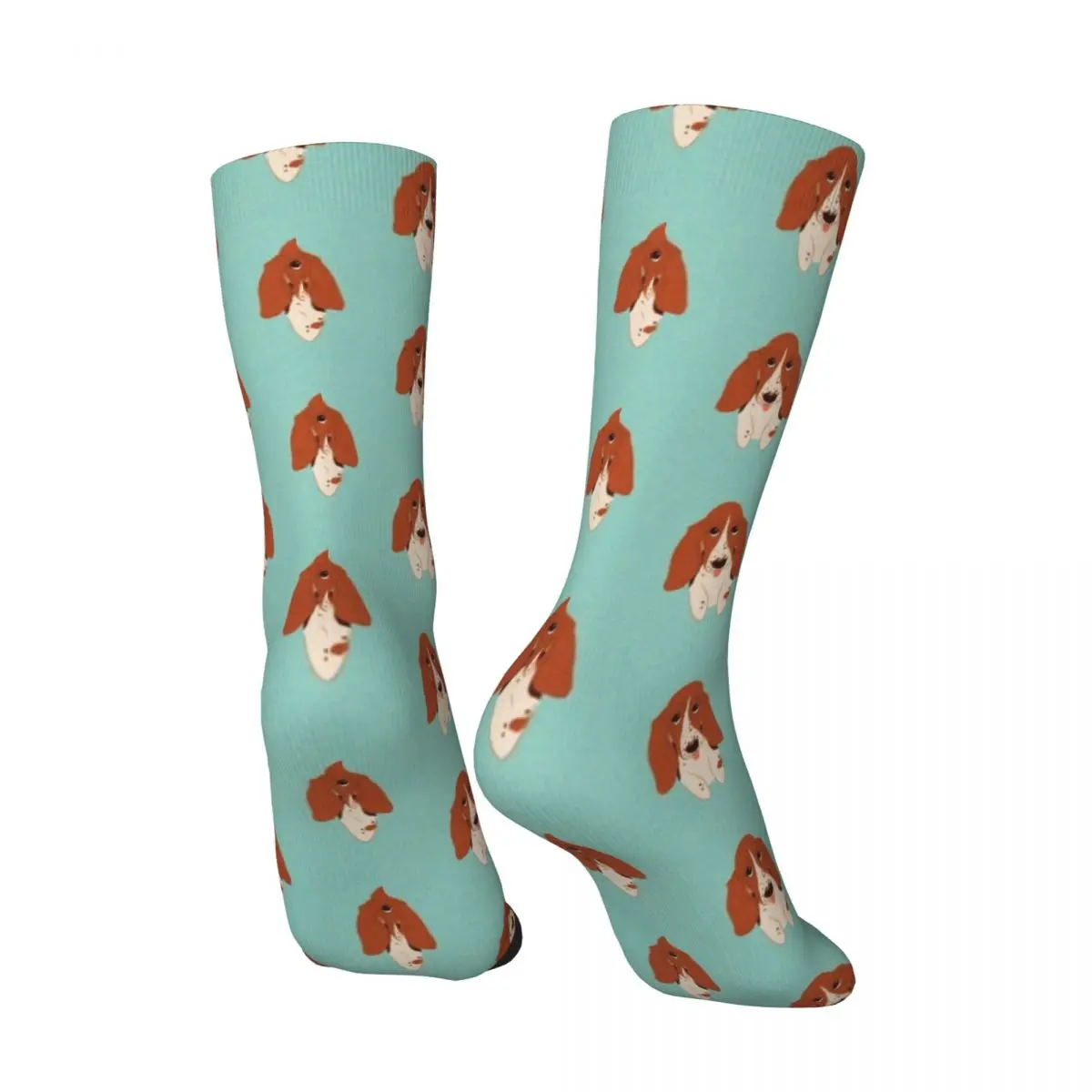 Basset Hound Stockings Cute Animals Custom Funny Socks Winter Non Slip Socks Female Outdoor Quality Socks