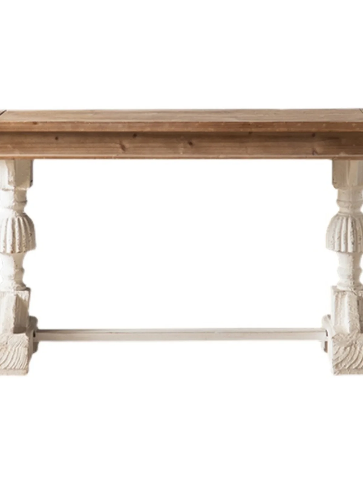 American style rural retro foyer table, aisle cabinet, Roman pillar bracket, old foyer table