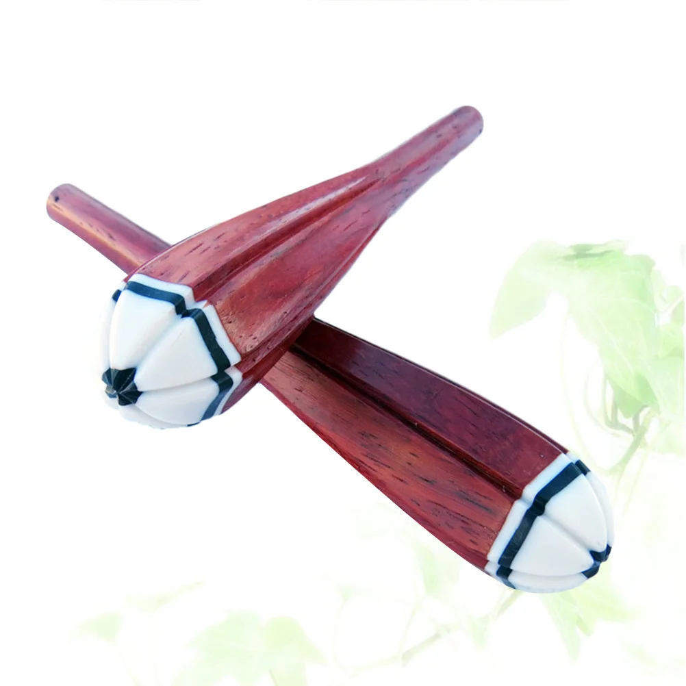 

1Pair Red Sandalwood Erhu Shaft Professional Wooden String Instrument Tuning Parts Replacement for Chinese Erhu Accessories