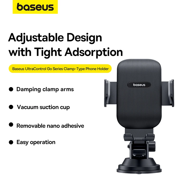 Baseus Car Phone Holder 360° Windshield Car Dashboard Support Bracket for 5.4-7.2 Inch For iPhone Samsung holder car phone