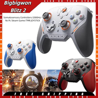 Bigbigwon Blitz 2 TMR Gamepads Star Flash Wireless 3 Mode Somatosensory Controllers Customized 2000 Hz For NS PC Steam Game Gift
