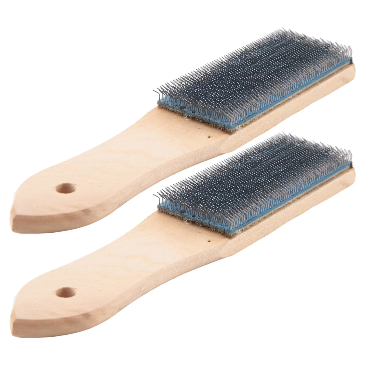 File Card Brush Steel Card File Brush Cleaner Remove Chip Metal Bits Cleaning 8.26 Inch Length, 2