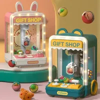 Cartoon Automatic Mini Claw Machine Toys for Kids DIY Prizes Arcade Crane Doll Vending Machines Children Birthday Christmas Gift