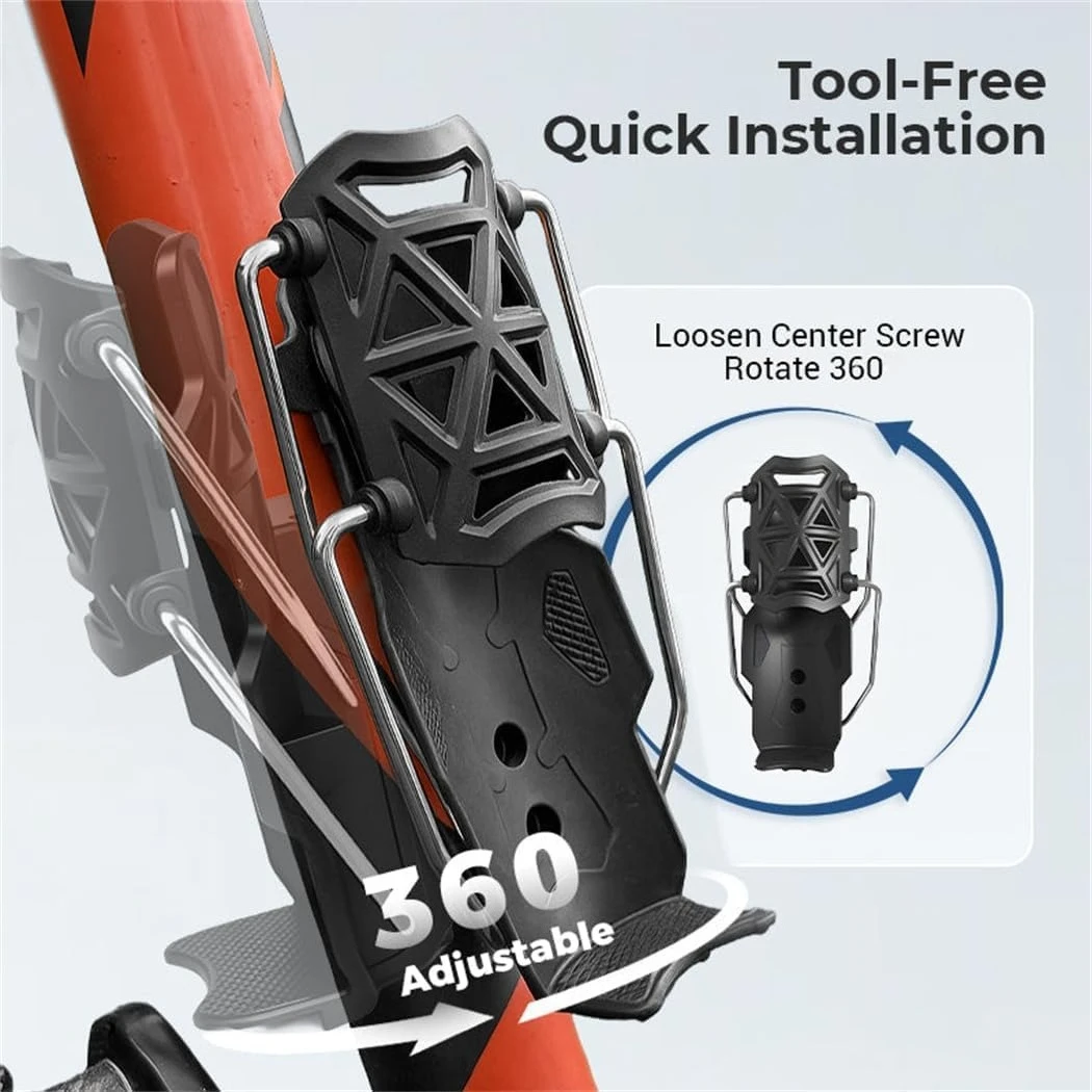 Motorcycle Handlebar Cup Holder Adjustable 32-77mm Anti-Fall Water Bottle Holder Bottle Cage for Harley Motorbike Accessories