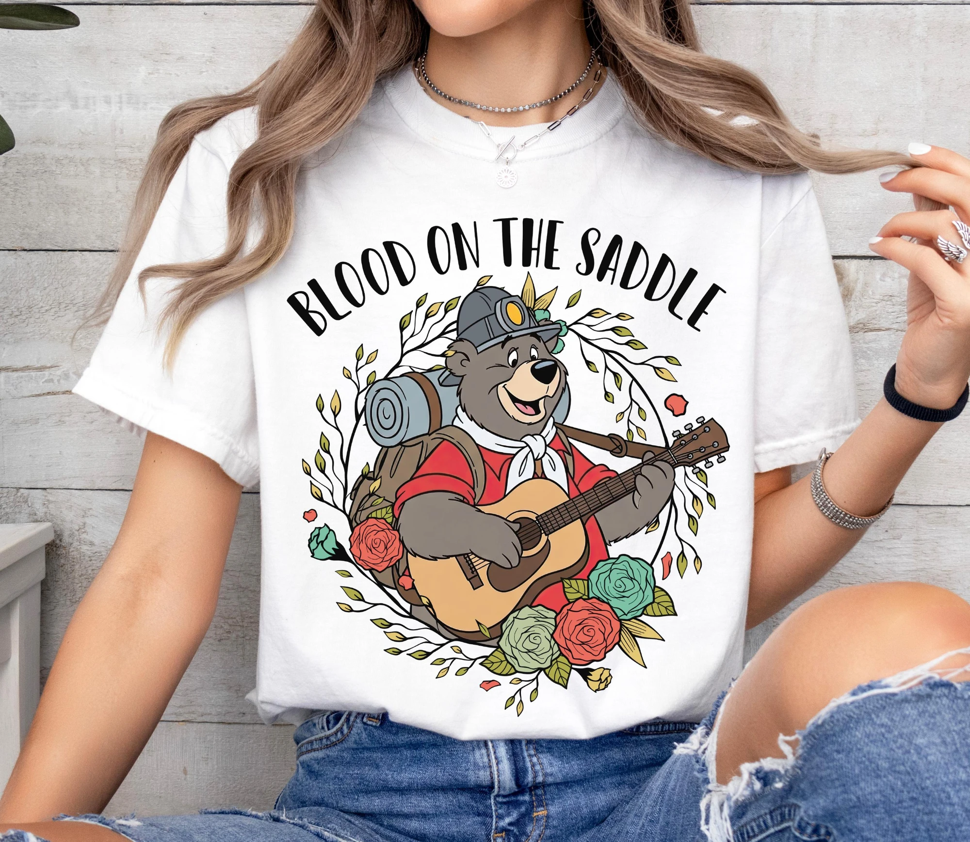 

Disney Country Bear Jamboree Shirt, Big Al Blood on The Saddle Shirt, Magic Kingdom Funny Bear Western Shirt Disneyland Shirt