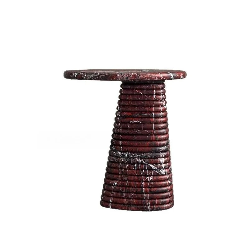 

Natural marble edge several special-shaped countertops designer style sofa small side table