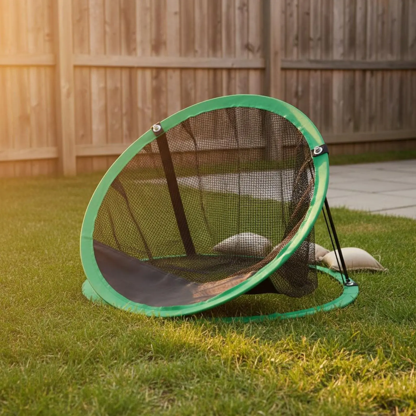 

3 Pieces Golf Chipping Net Indoor and Outdoor Use Chipping Practice Net Golf Hitting Aid Set Foldable Easy to Install