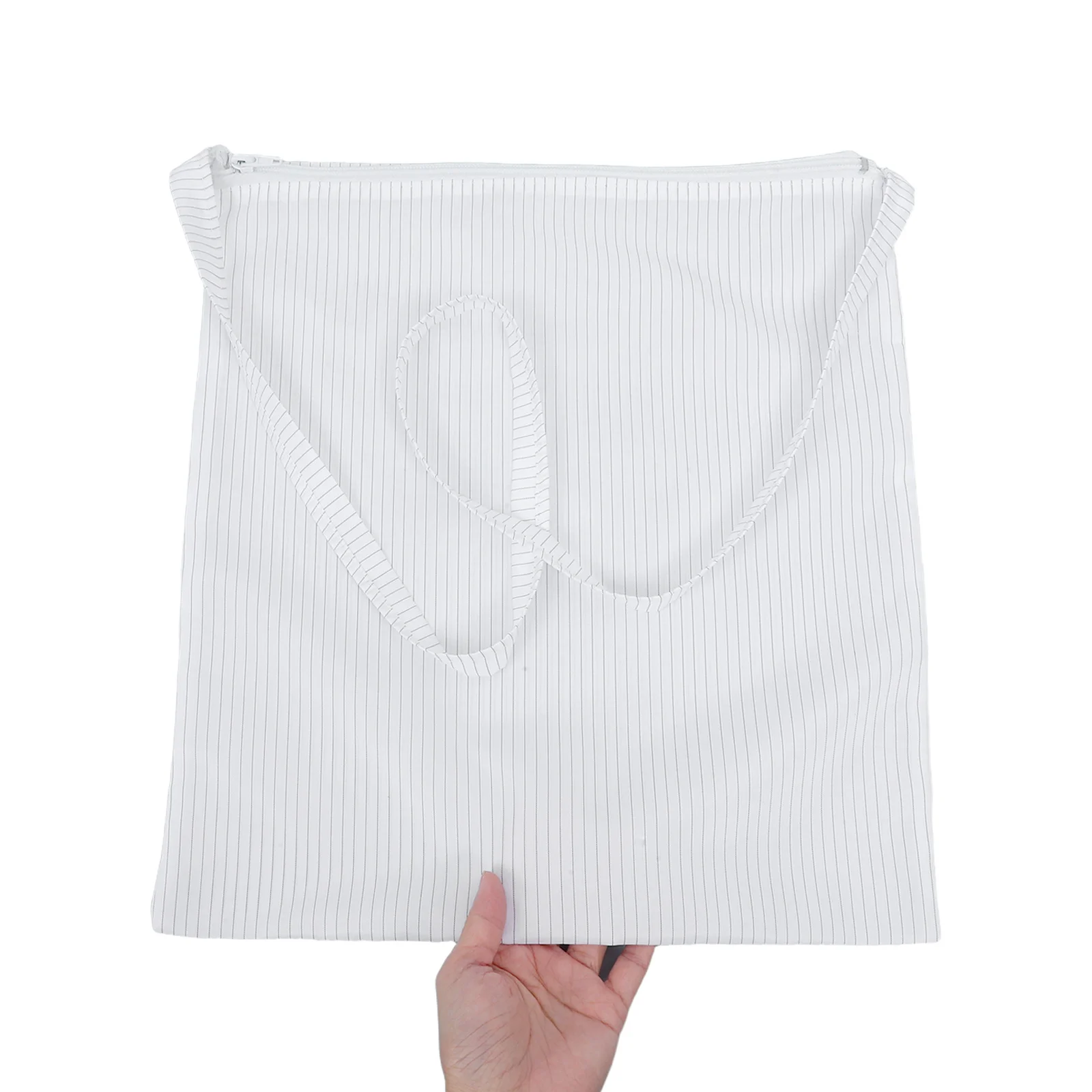 

Anti-Static Cleanroom Storage Bag with Shoulder Strap Reusable Waterproof for Protective Garments Portable Pouch for Controlled