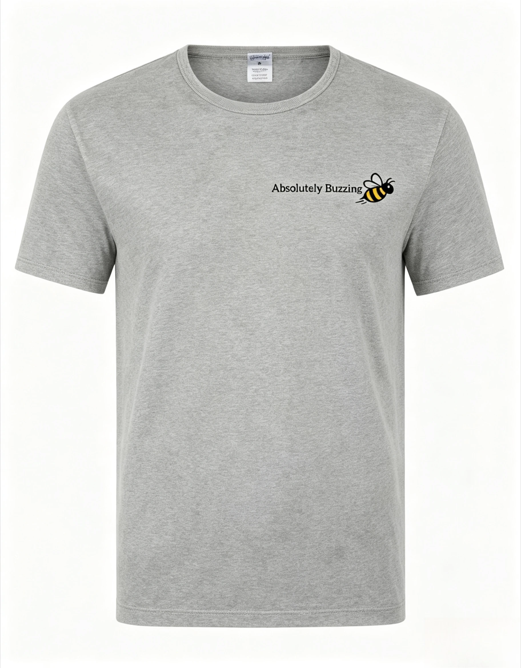 Un t-shirt classique absolument excitant, orné d'un motif de lettres brodées à la main, inspiré de notre populaire modèle ID Buzz.