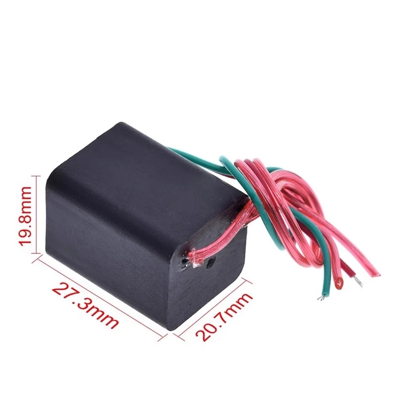 Modul penguat tegangan tinggi DC pulsa busur daya tinggi 3.7-6V, penghidup generator tegangan tinggi 20KV