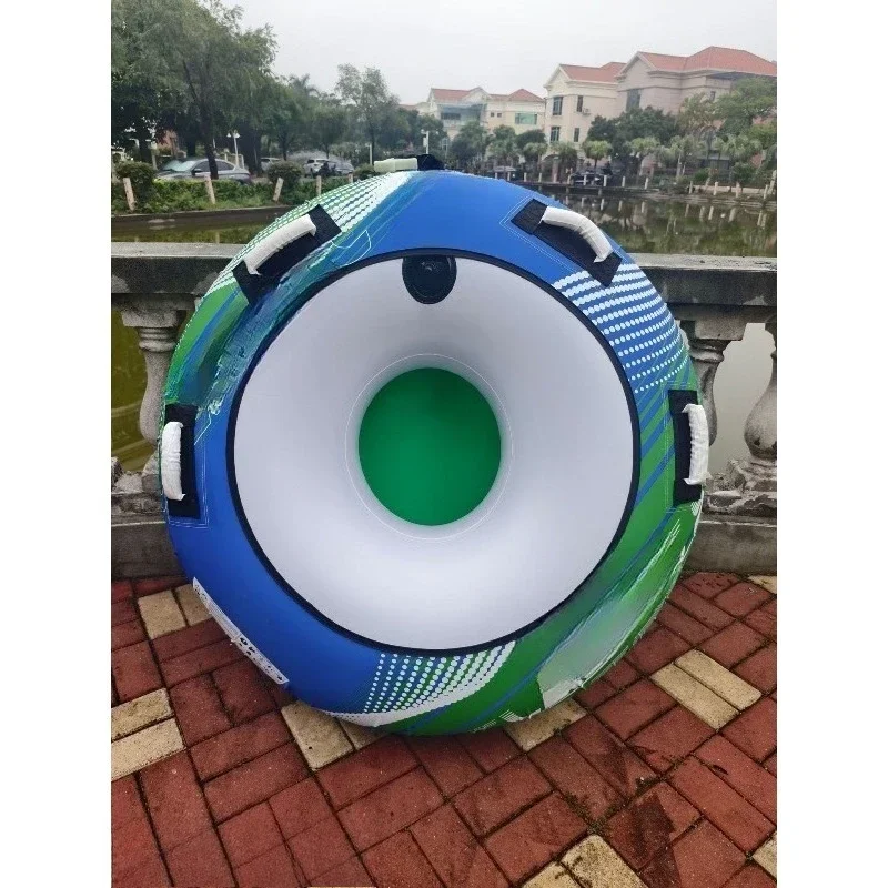 Inflatable Sofa Thickened PVC Durable Water Ski Ring for Adults Outdoor Swimming Pool Float Lounge BedGoods in stock