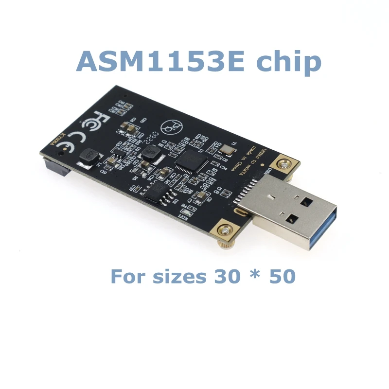 Wysokiej jakości dysk półprzewodnikowy Msata do USB 3.0 do przenośny dysk twardy ASM1153E Chip Plug and Play dla rozmiarów 30*50