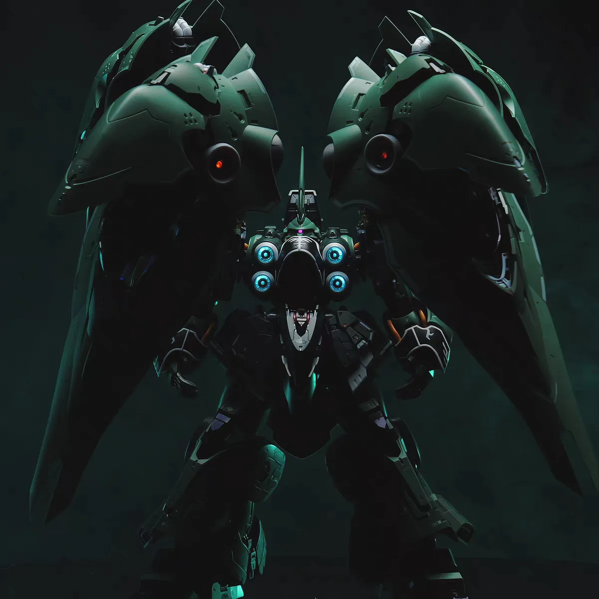 متوفر في المخزون OSIRIS المهيمن الجوي 1/100 تجميع الحركة لعبة مجسمة Mecha NZ-666 Kshatriya LED مجموعة الإضاءة سلسلة أنيمي