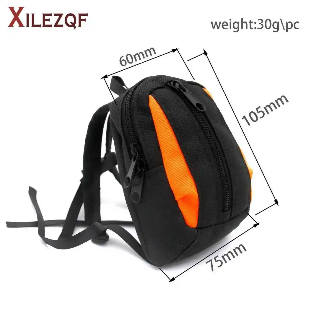 1PCS Mini Spare Wheel Kit Outdoor Climbing Backpack for motorcycle 1/8 1/24 1/10 RC Crawler Car Traxxas TRX4 AXIAL SCX10 RC4WD