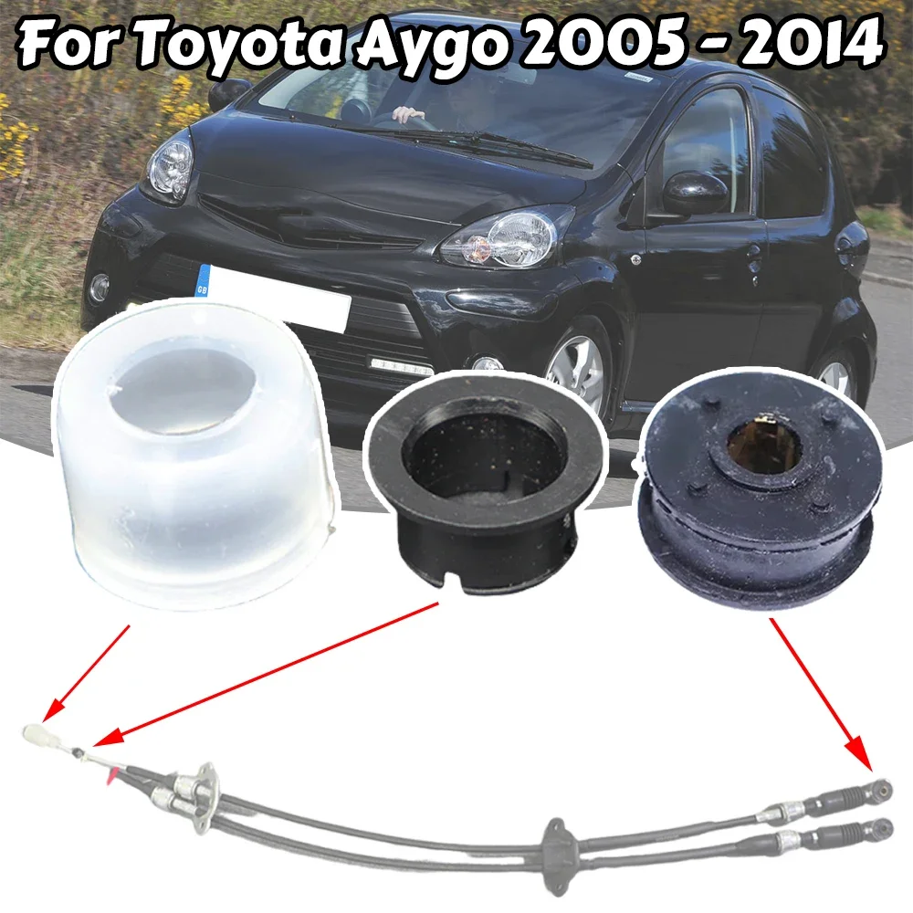 

For Toyota Aygo Manual Gearbox Shift Cable Linkage Bushing Shifter Lever Selector Rod Connect Bushing 2005 2006 2007 2009 -2014