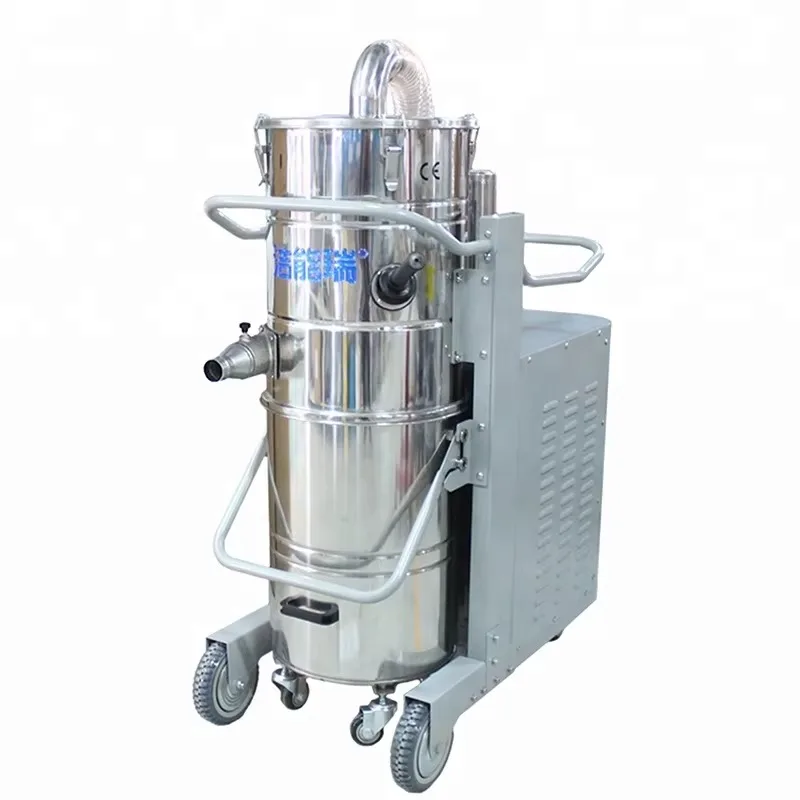AM3010 3kW Three Phase Industrial Vacuum Cleaner for Solid and Liquid with Filter Cleaning Rod
