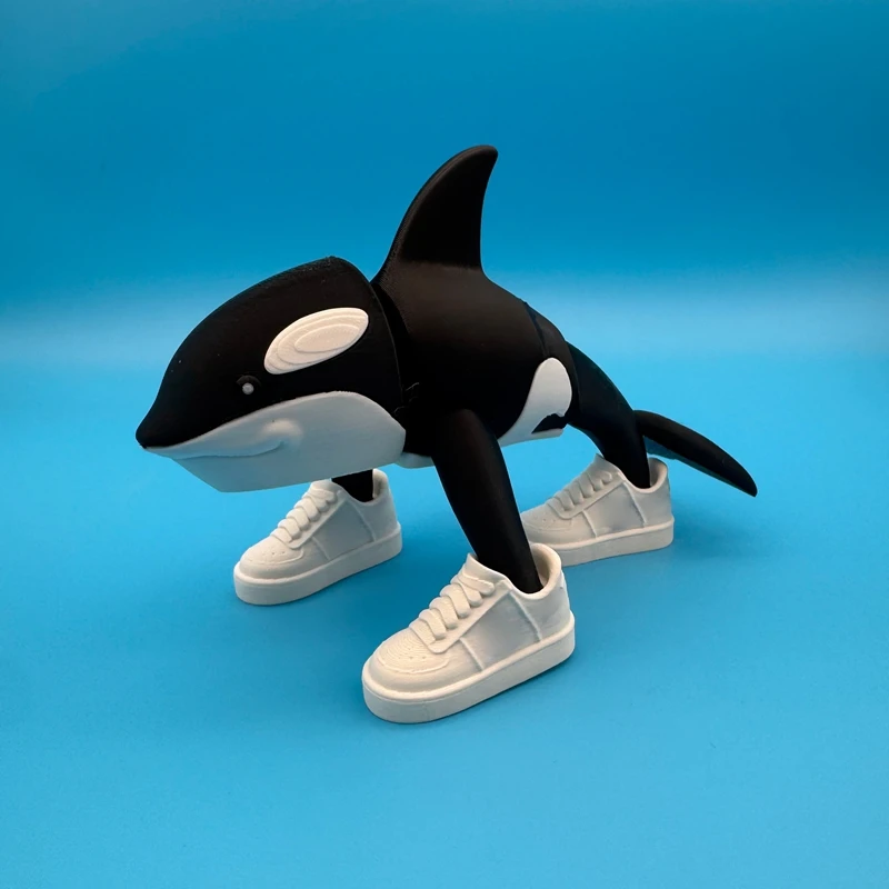 حار الإيطالية Brainrot Ai Tralalero Tralala الحيوانات التماثيل سطح المكتب ديكور تحصيل الحلي نماذج للحيوانات السحرية #2