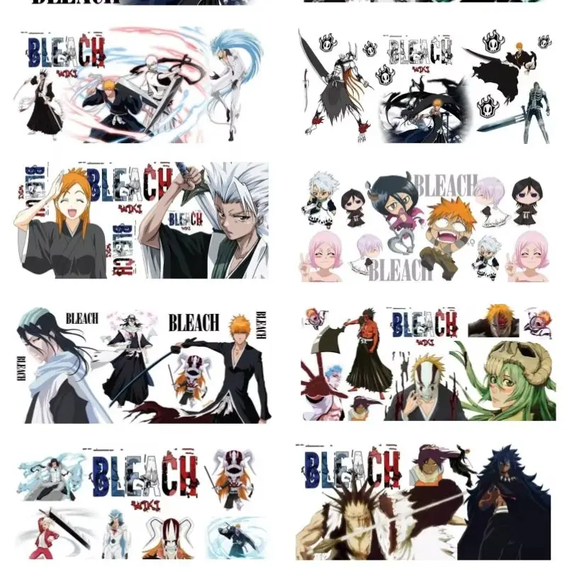 

Japan Popular anime UV DTF Cup Wrap 16oz Libbey Glass Can DIY Sticker Cartoon Selfadhesive Washable DIY