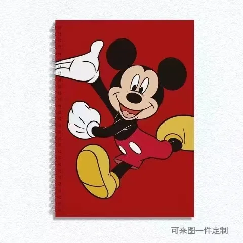 Imagem -04 - Páginas Disney Mickey e Minnie Limitada Livro de Imagens Engrossado Caderno Material Escolar de Escritório Sketchbook em Branco 30