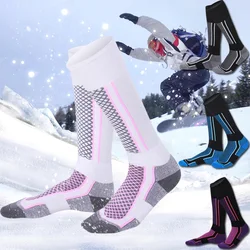 1 Paar Wander-Ski socken wasserdichte, ausgeführte Drucks ocken zum Radfahren Camping Angeln Unisex Sports ocken Winter Schnee warme Socke