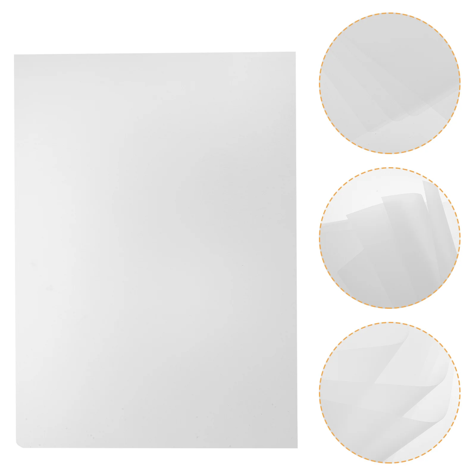 

20Pcs Heat Transfer Film Pet Thick Sheets for T-Shirt Apron Skirt Custom Decoration Clear Vinyl Roll Heat Transfer Film