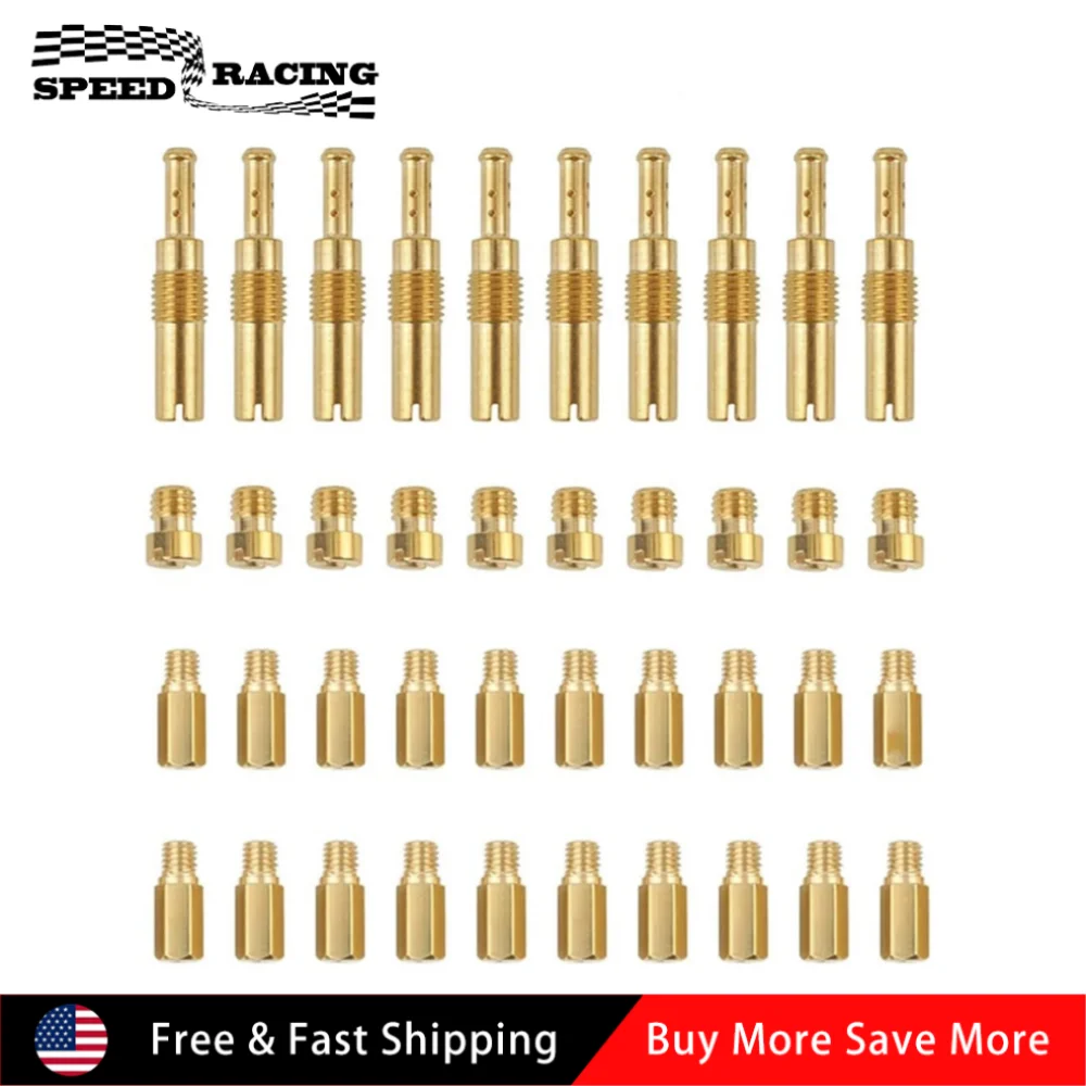 SCL-2018090002-ZH-T-01 SCL-2018090002-ZH-T-02 40 Stück Vergaser Hauptdüse Slow Pilot Jet Kit für Keihin CV CVK CVVD FCR