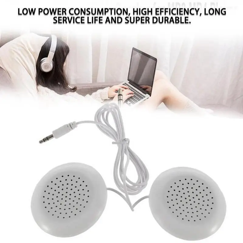 1Set 3.5 mm Plug Universal Mini Neck Pillow Speaker Player Pillow For Phone Box MP3 Music pod MP4 Accessories Sound Speak