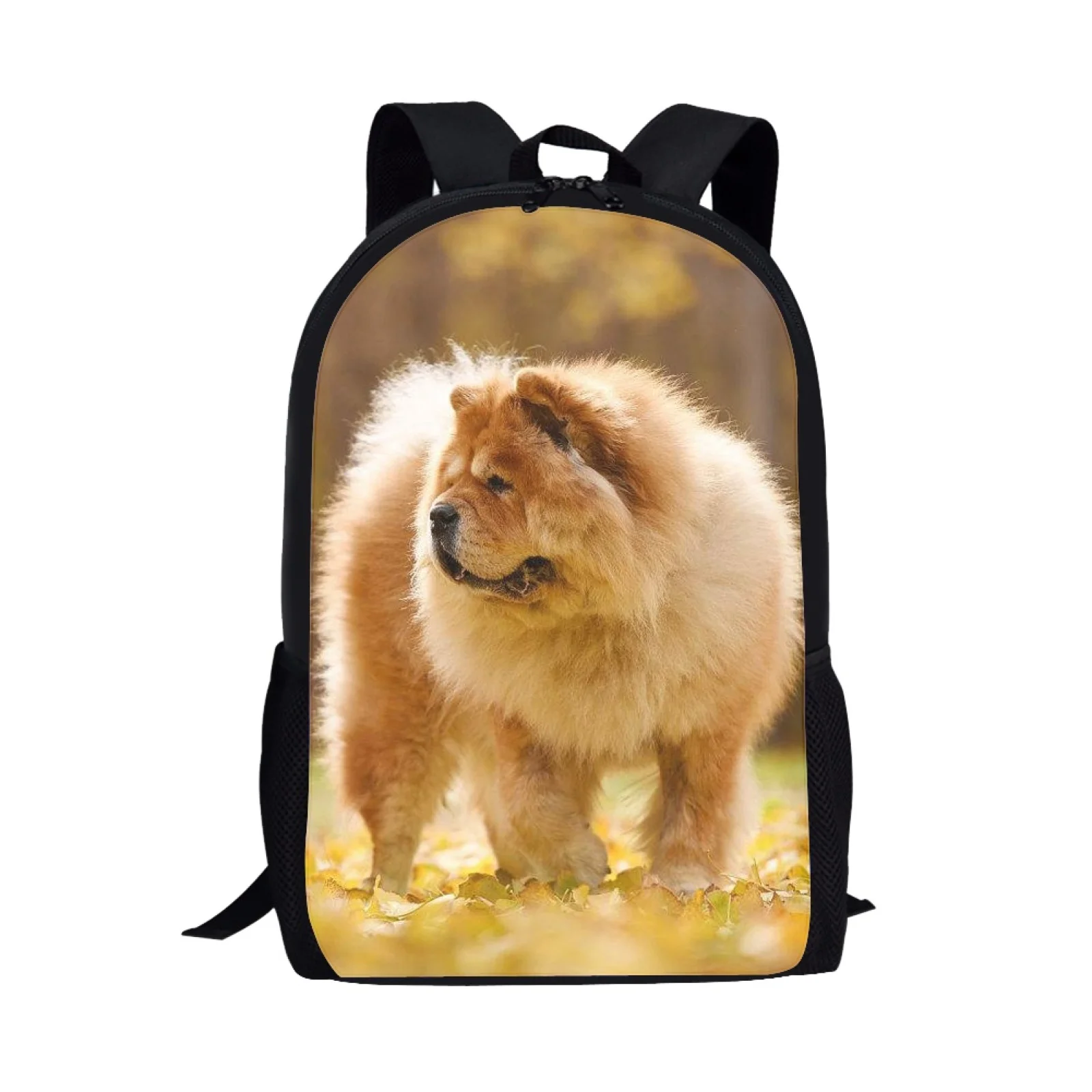 Cute Kawaii Chow Chow Dog Print School Backpack for Girls Boys Kids Backpack Primary School Student Funny Book Bags knapsack