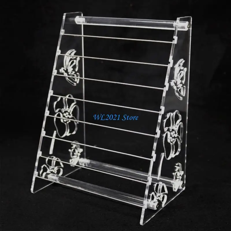 G5GC – présentoir perles en acrylique polyvalent, support perles en acrylique Unique, présentoir bijoux transparent une