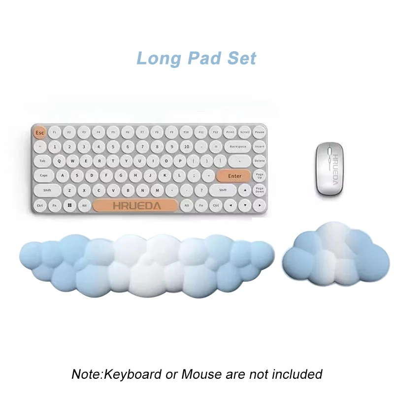 Podkładka pod mysz z podparciem nadgarstka Cloud Ergonomiczna podkładka pod mysz z podparciem nadgarstka Antypoślizgowa podkładka do akcesoriów do domowego biura
