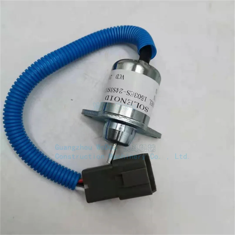 Excavator accessories flameout switch Yanmar engine 4TNV94 98 flameout solenoid valve Doosan 60 Hyundai 60