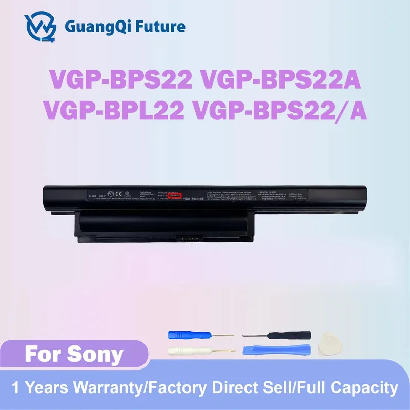 

VGP-BPS22 11.1V 39WH Laptop Battery for Sony Vaio VGP-BPS22 VGP-BPS22A VGP-BPL22 VGP-BPS22/A VPC-E1Z1E VPC-EA N
